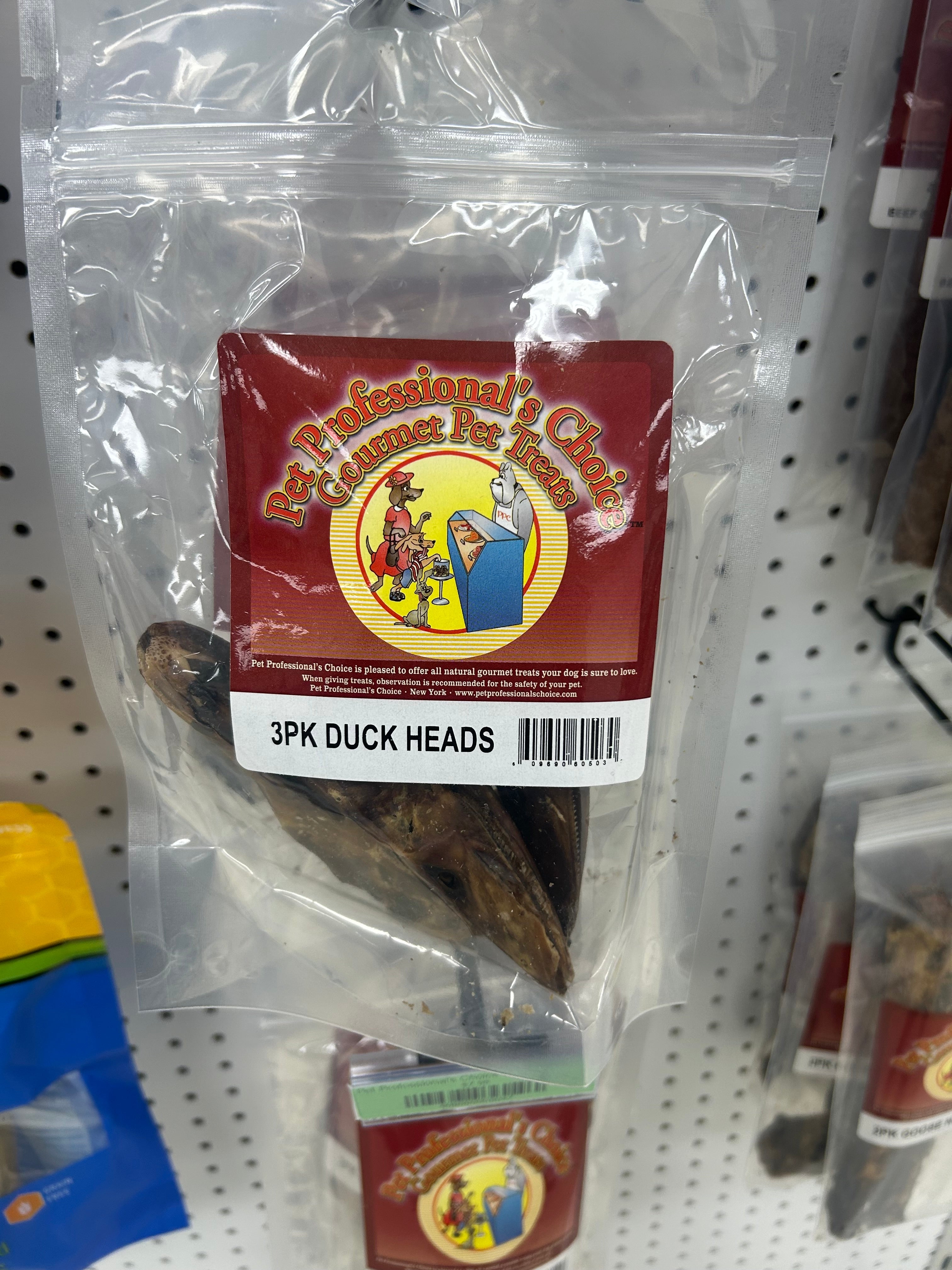 Pet Professional's Choice Duck Heads Dog Treats — 3pk