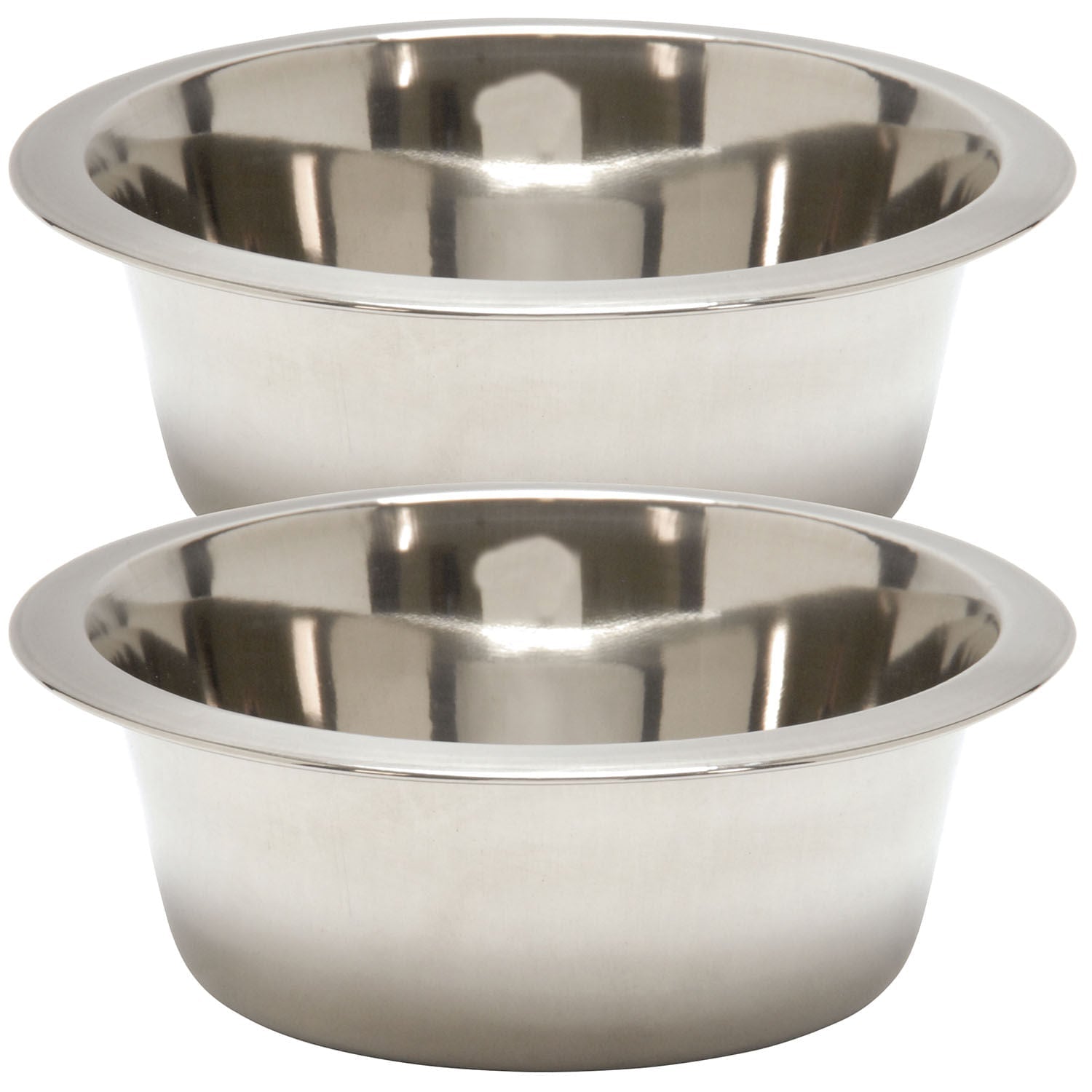 Jeffers Stainless Steel Pet Bowls — Durable Food & Water Bowls for Dogs & Cats