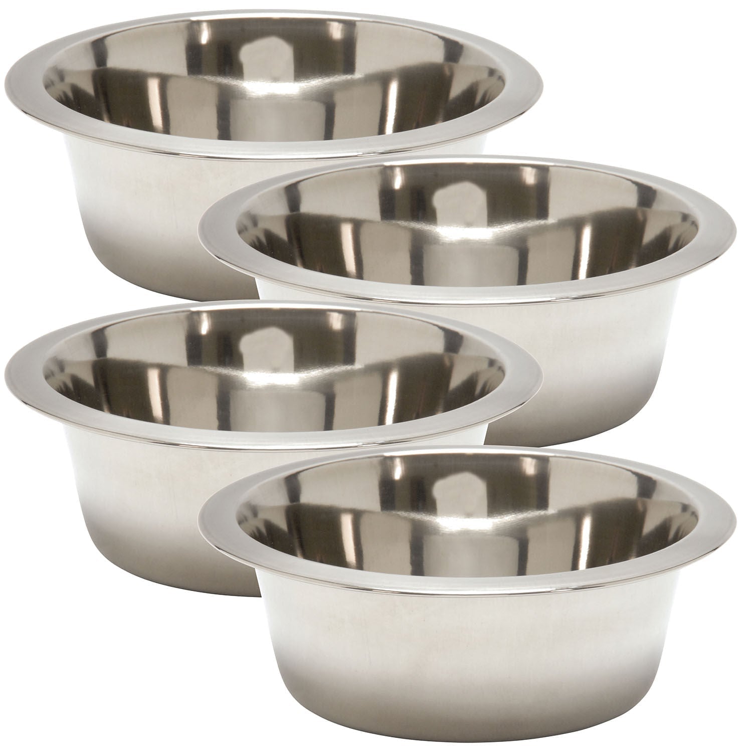 Jeffers Stainless Steel Pet Bowls — Durable Food & Water Bowls for Dogs & Cats