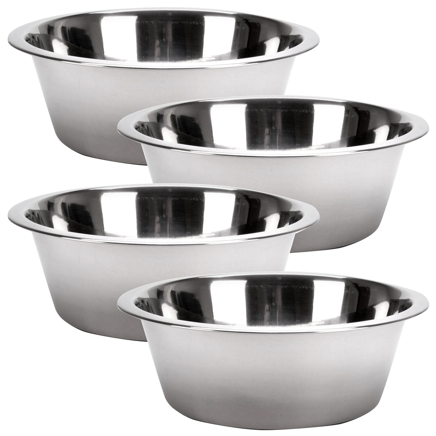 Jeffers Stainless Steel Pet Bowls — Durable Food & Water Bowls for Dogs & Cats