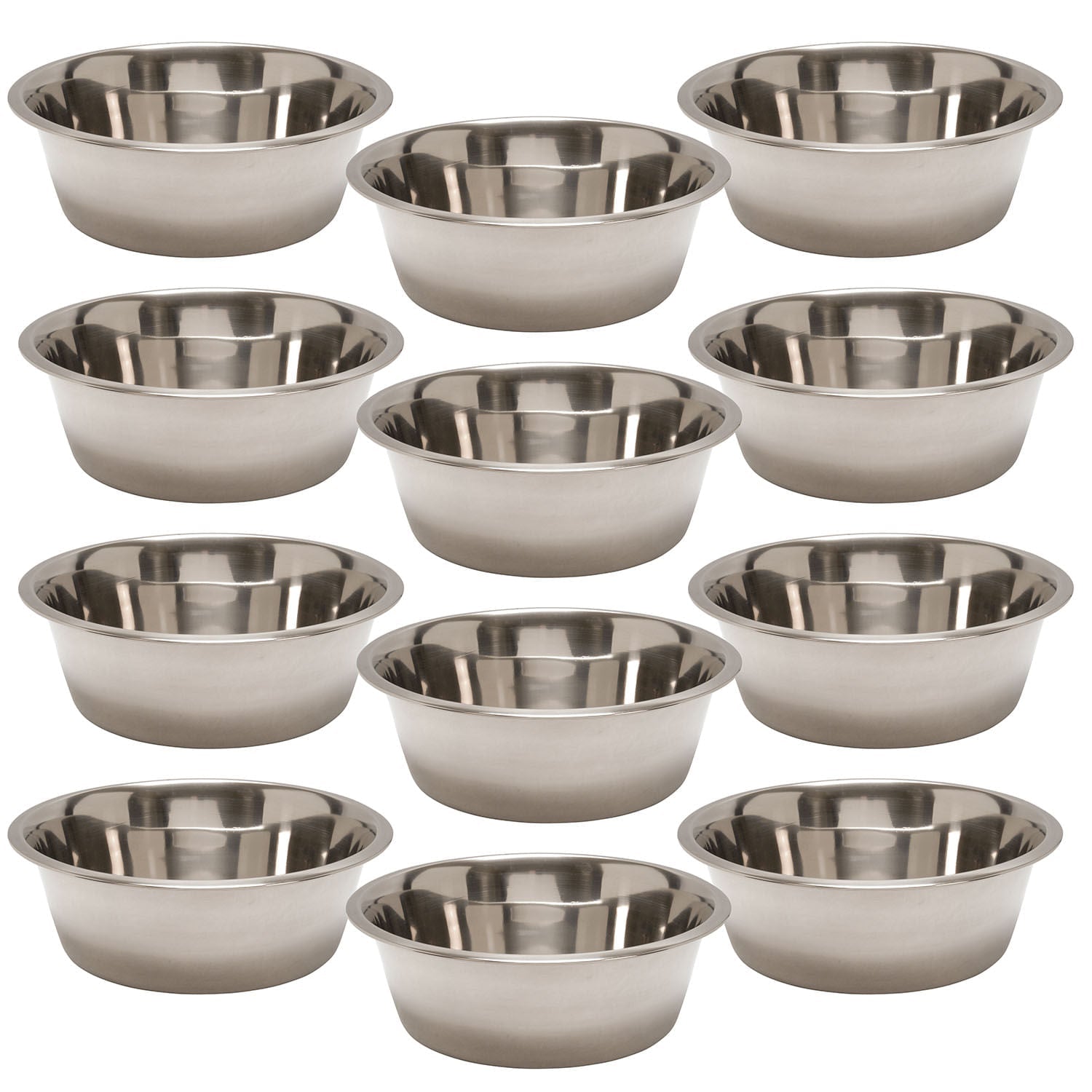 Jeffers Stainless Steel Pet Bowls — Durable Food & Water Bowls for Dogs & Cats