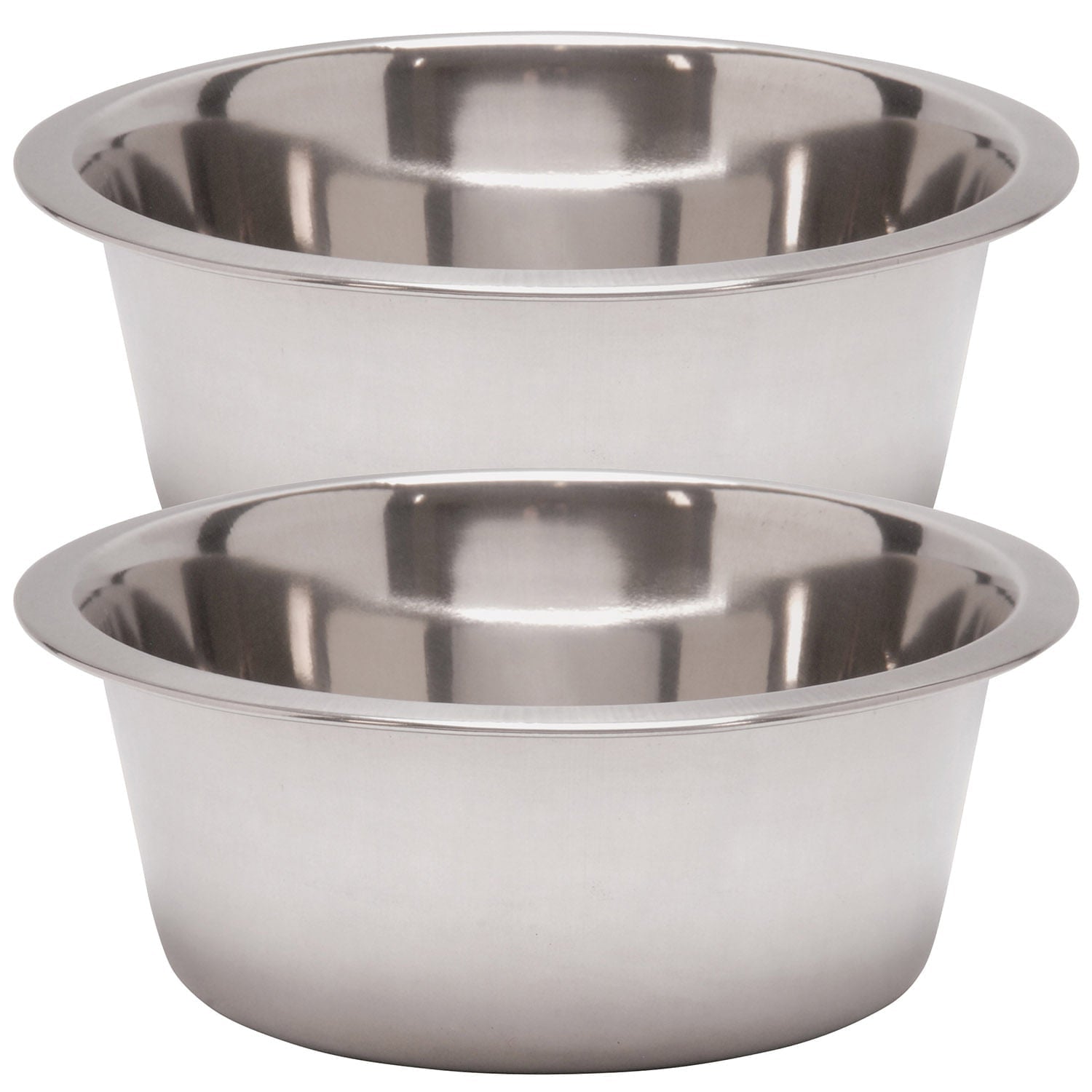 Jeffers Stainless Steel Pet Bowls — Durable Food & Water Bowls for Dogs & Cats