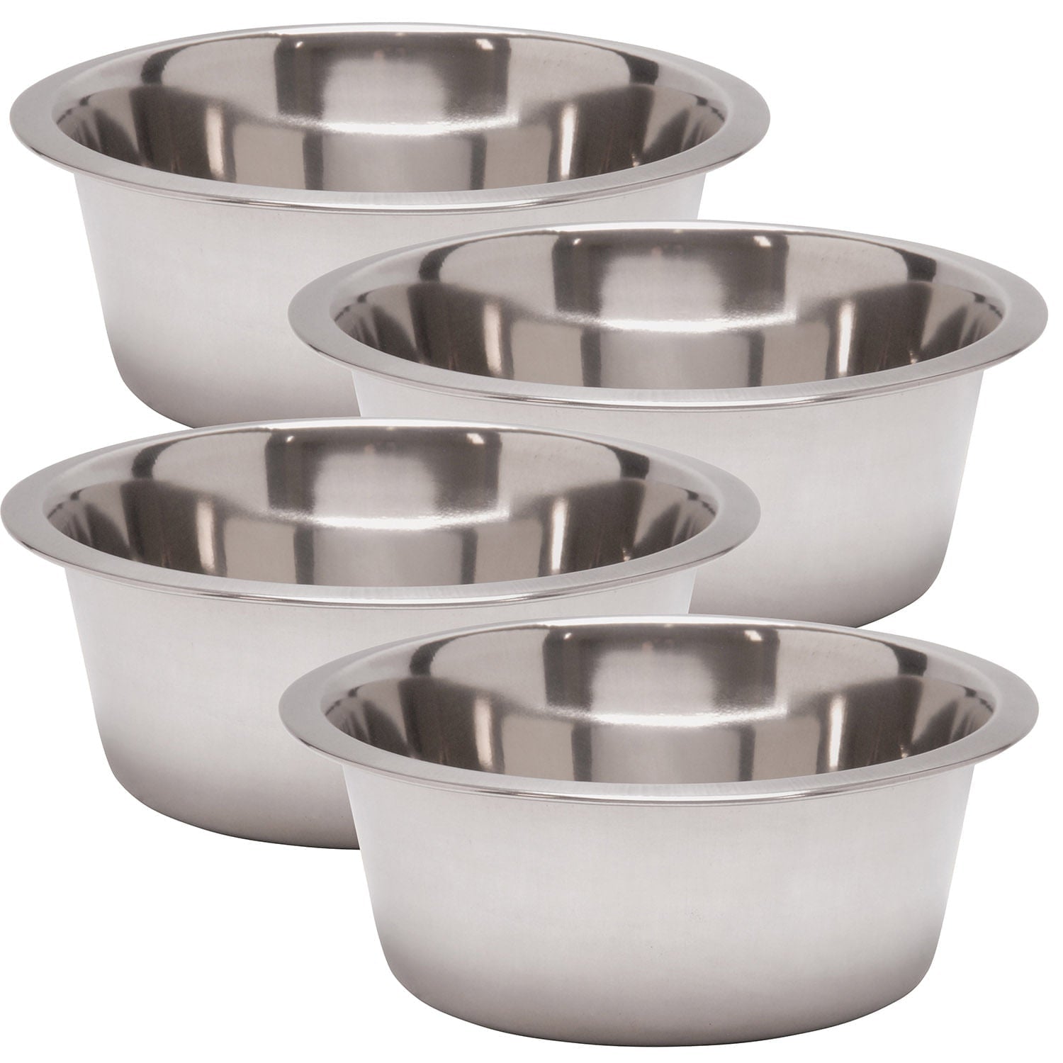 Jeffers Stainless Steel Pet Bowls — Durable Food & Water Bowls for Dogs & Cats