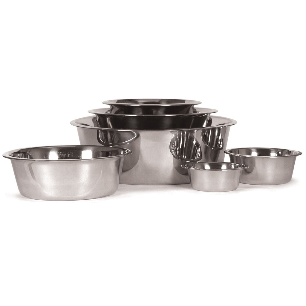Jeffers Stainless Steel Pet Bowls — Durable Food & Water Bowls for Dogs & Cats